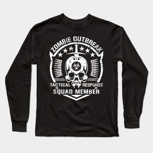 Zombie Outbreak Tactical Team Member Long Sleeve T-Shirt